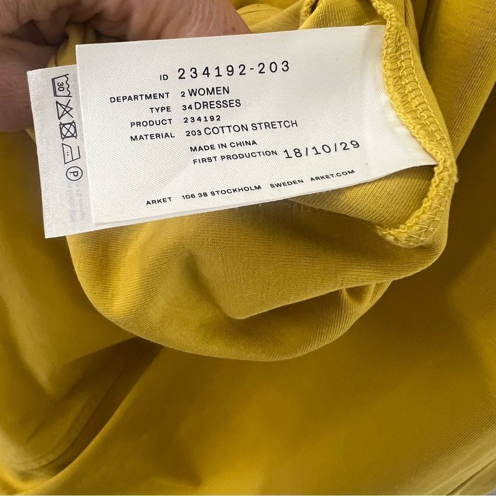Arket Interlock T-Shirt Dress - Picture 7 of 8